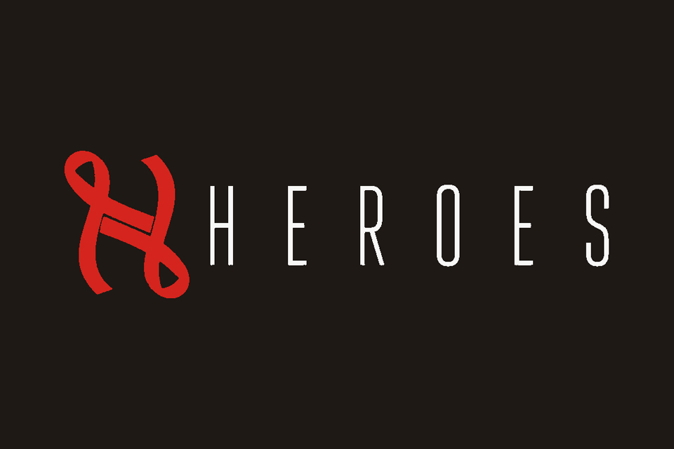 HEROES logo and name.