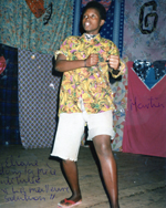 A Girl Like Me blogger Eliane ("HIVstigmafighter") performing.