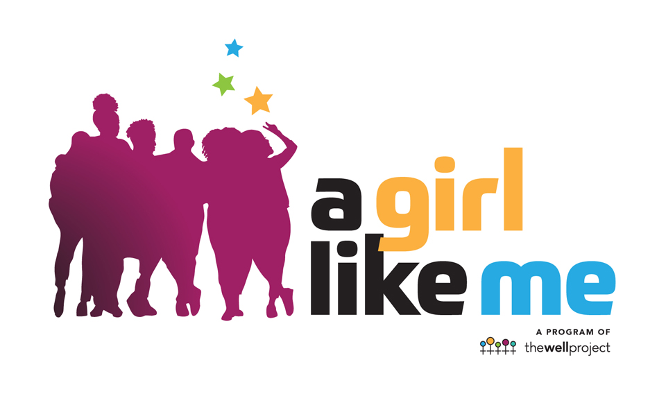 A Girl Like Me logo with silhouettes of four women and stars.