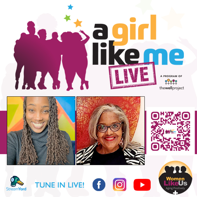 Flyer for A Girl Like Me LIVE with headshots of Ciarra "Ci Ci" Brown and Lepena Reid.