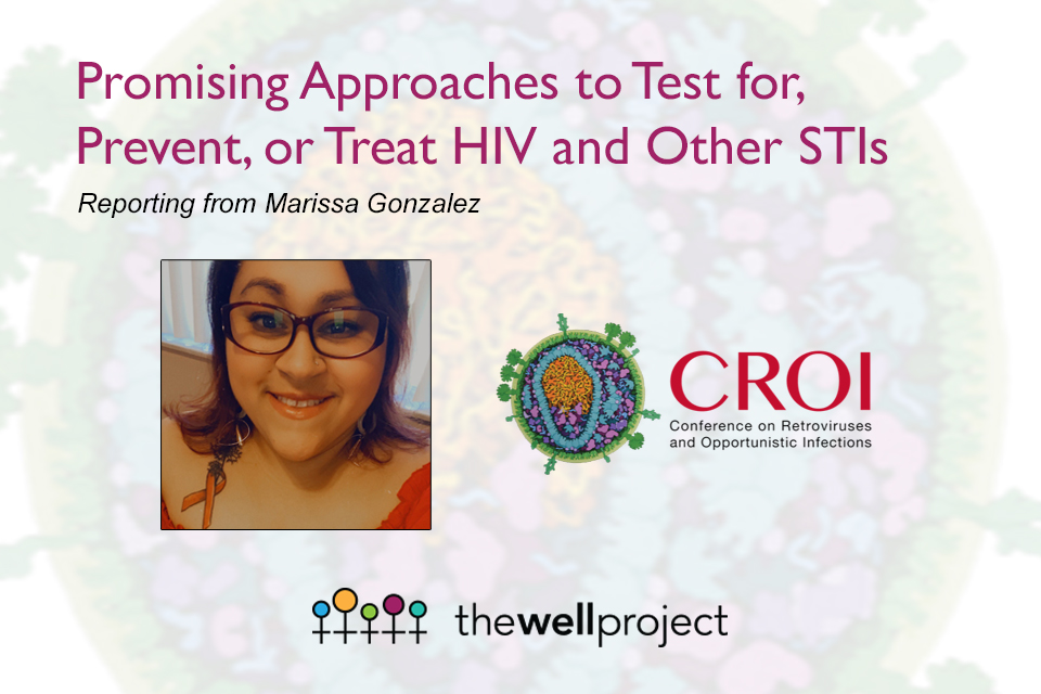 Headshot of Marissa Gonzalez and logos for The Well Project and CROI.