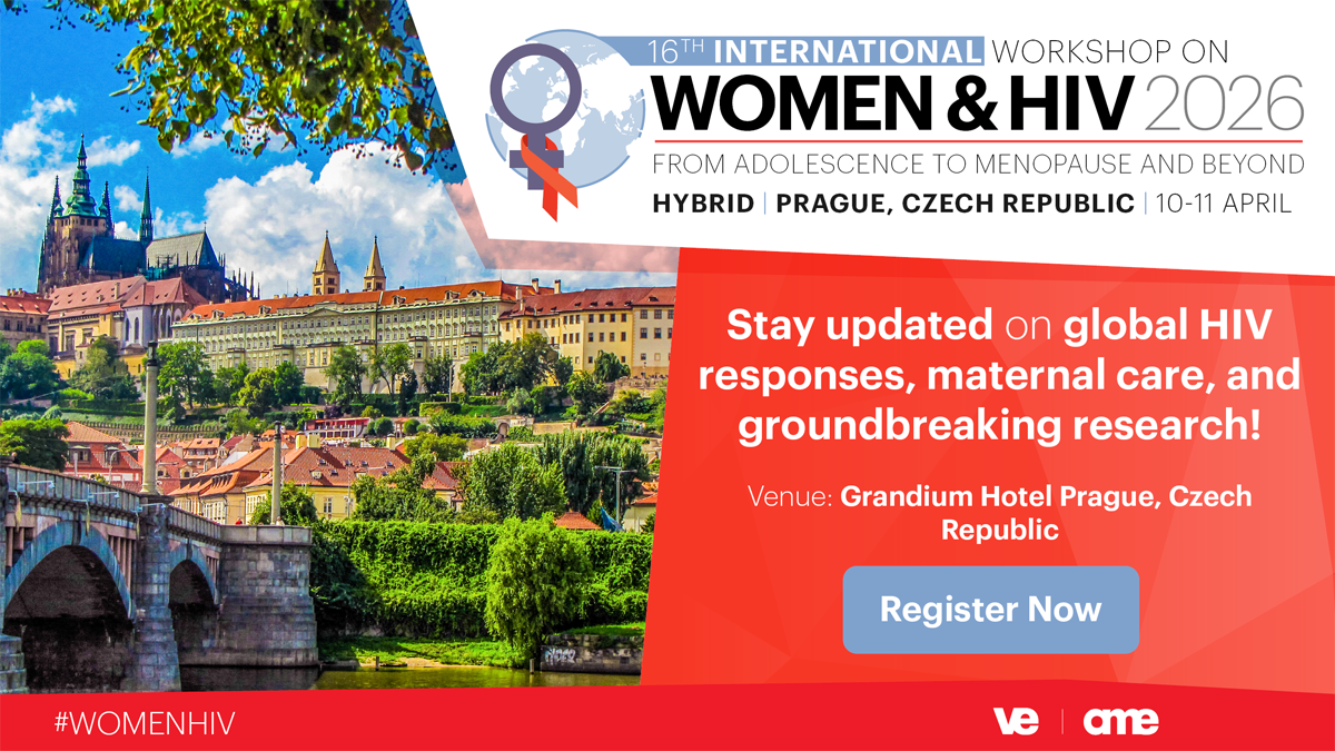 Flyer for 16th International Workshop on Women & HIV.