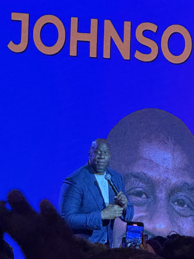 Magic Johnson at 2025 USCHA.