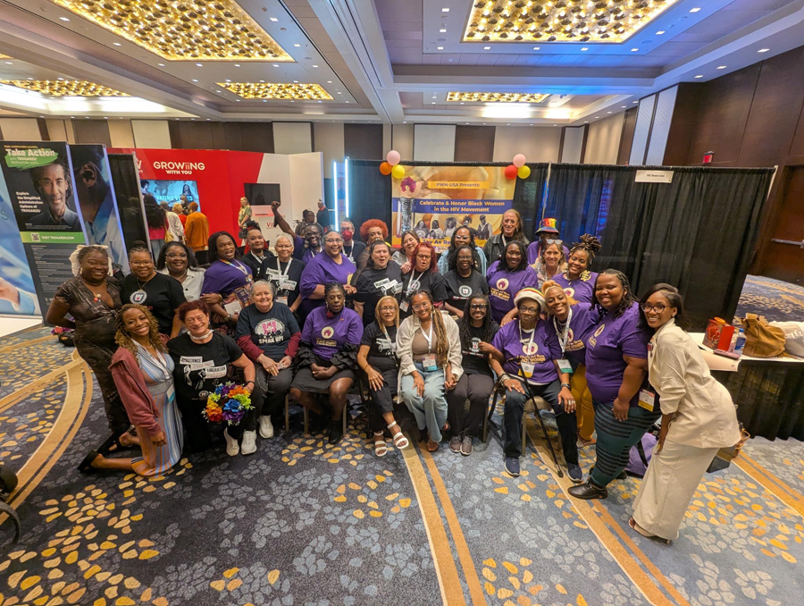 Members of Positive Women's Network at 2025 USCHA.