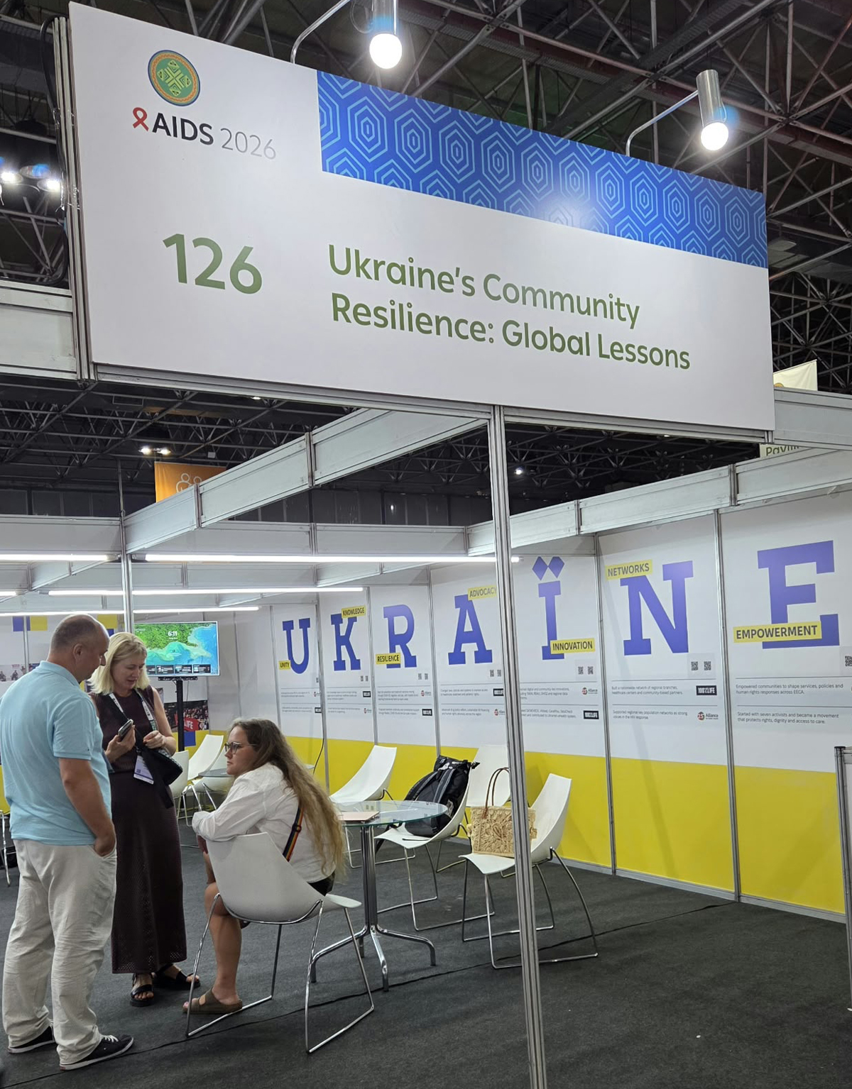 Ukrainian delegation at AIDS 2026.