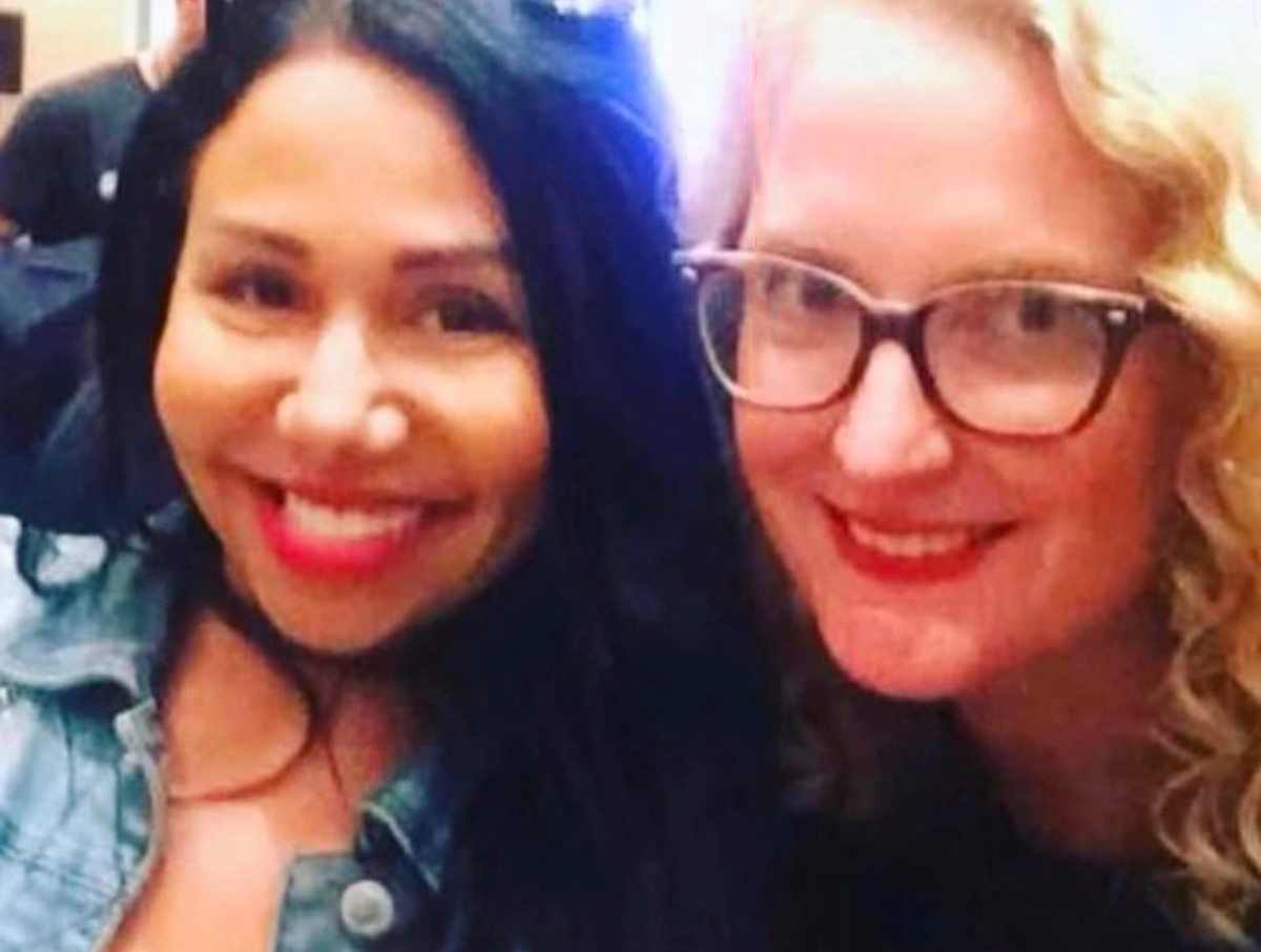 Maria Mejia and Krista Martel.