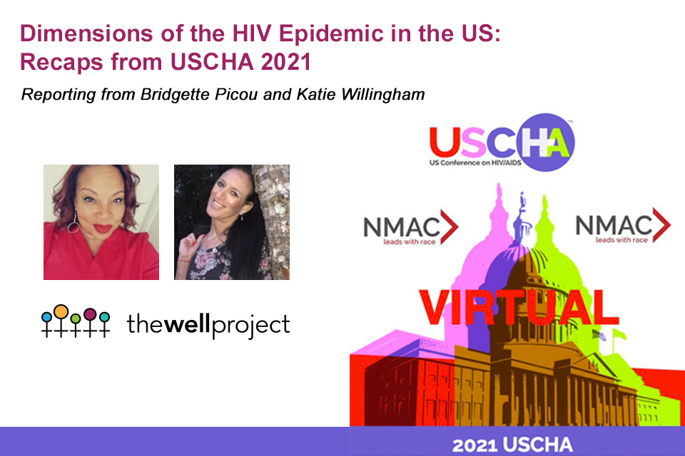 USCHA 2021 logo, The Well Project logo, and headshots of Katie Willingham and Bridgette Picou.