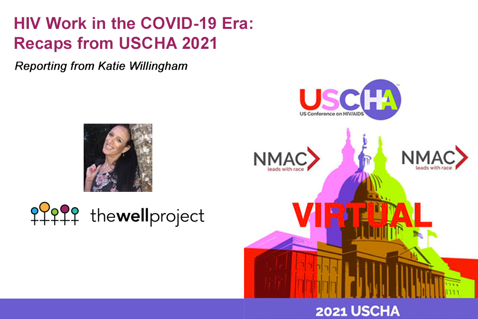 Poster combining USCHA 2021 logo and The Well Project logo with a headshot of Katie Willingham.