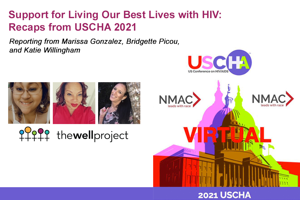 USCHA &amp; The Well Project logos, headshots of Katie Willingham, Bridgette Picou, &amp; Marissa Gonzalez.