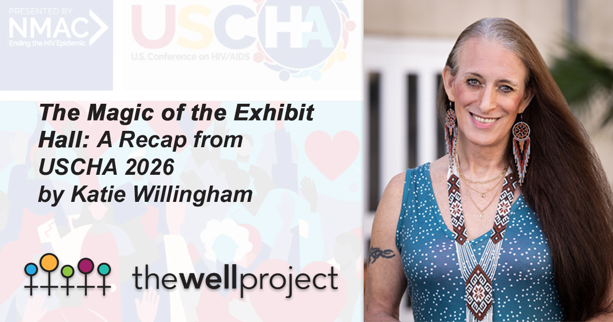 Headshot of Katie Willingham, logo for The Well Project, and title of this piece on a background of artwork for USCHA 2026.