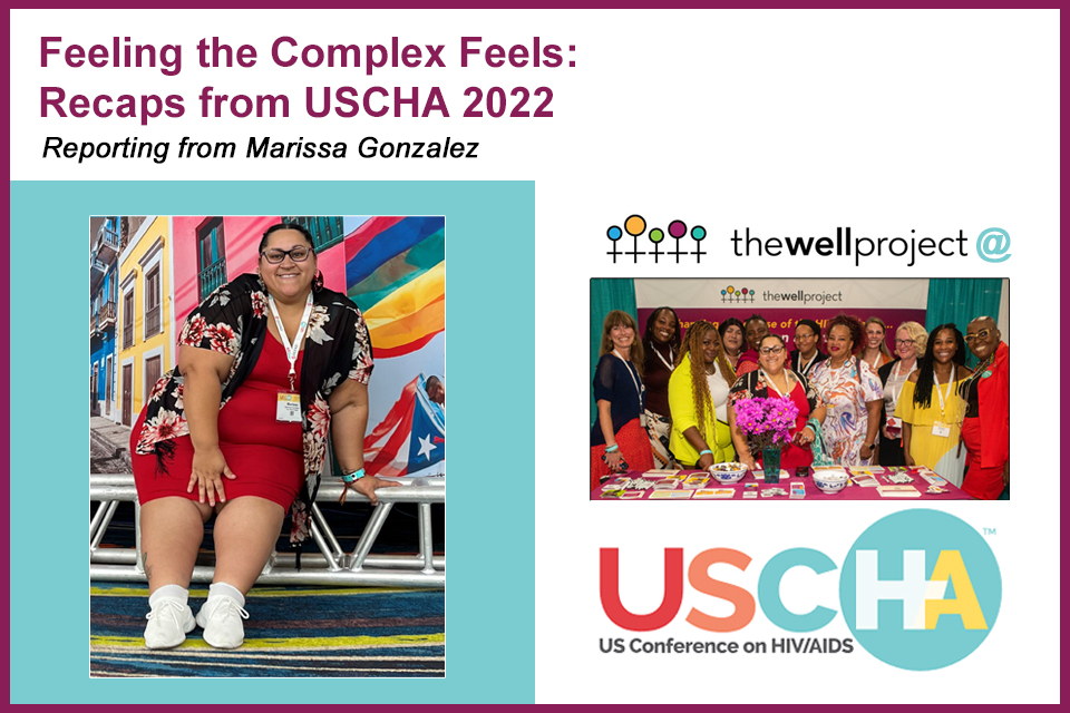 Marissa Gonzalez and members of The Well Project community at USCHA.