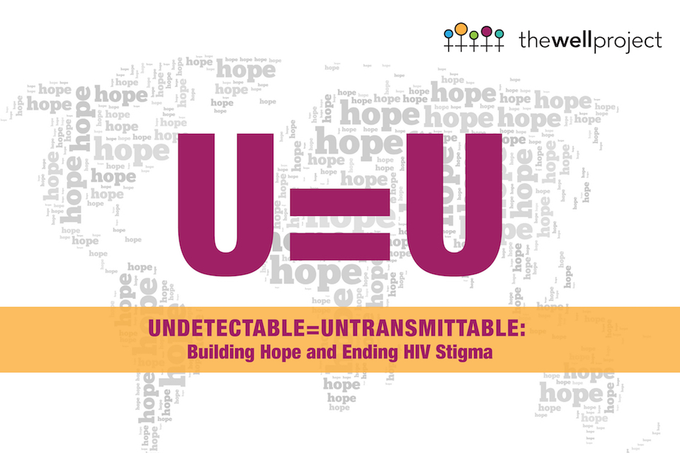 Flattened representation of earth with word "hope" on it and large text reading "U=U".
