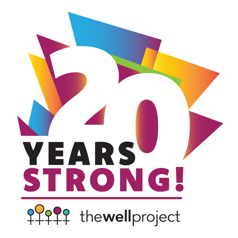 The Well Project 20th Anniversary logo.