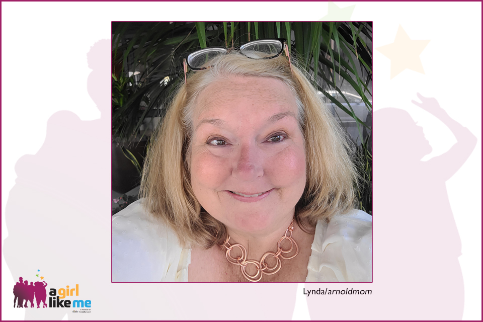 Blogger Lynda and logo for A Girl Like Me.