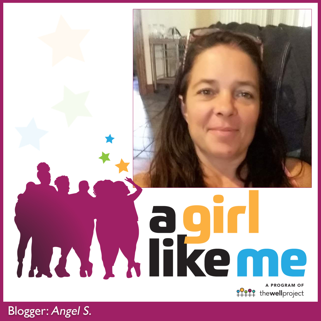 Blogger Angel S. and logo for A Girl Like Me.
