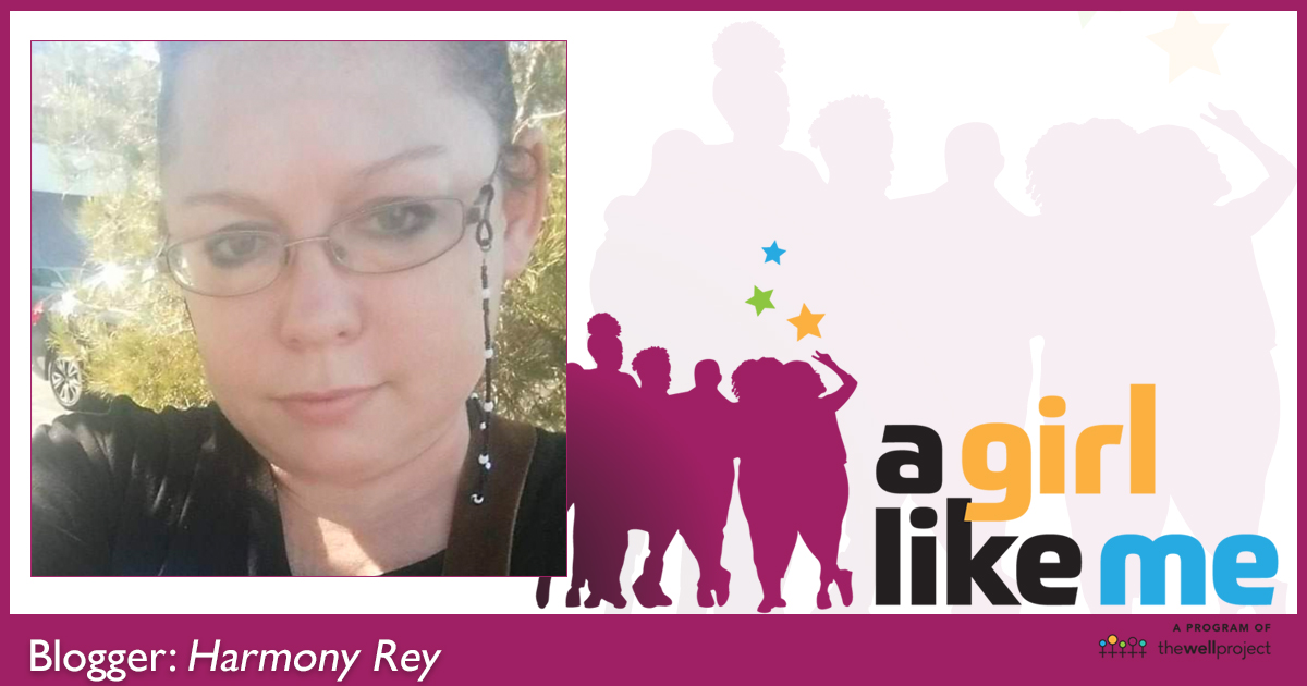 Blogger Harmony_Rey and logo for A Girl Like Me.
