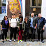 Eliane and others at the second European LGBTQI+ Health Conference.