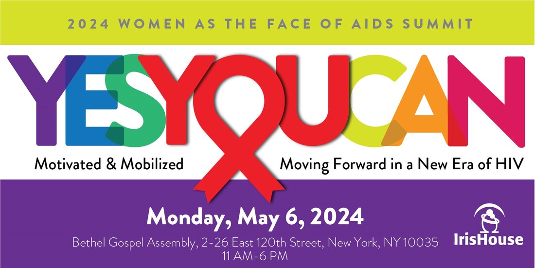 Flyer for Iris House's 19th Annual Women as the Face of AIDS Summit.