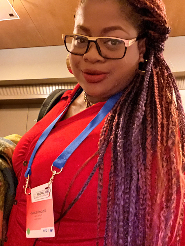 Kim Canady at International Workshop on HIV & Women 