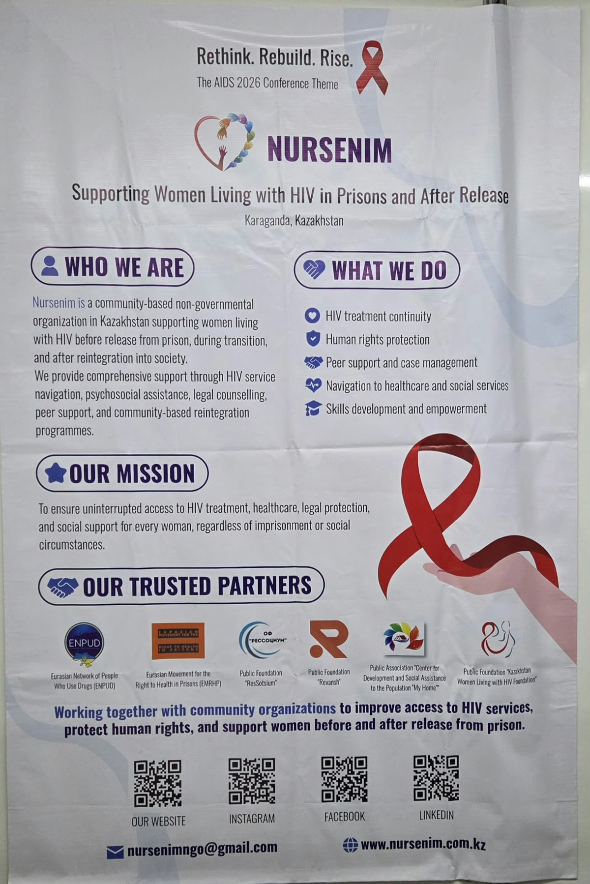 Nursenim poster at AIDS 2026.