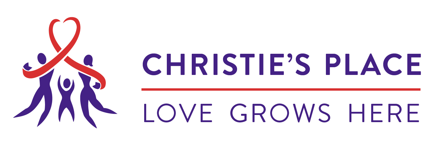 Christie's Place logo and words "Love Grows Here".