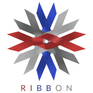 Ribbon logo.