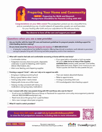 Preparing Your Home and Community: Postpartum Checklists for Parents Living with HIV