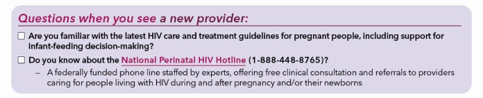 Detail from Preparing for Labor and Birth checklist.