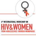 Logo for 4th International Workshop on HIV & Women.