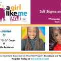 Ciarra "Ci Ci" Covin and Michelle Anderson, along with details for event.