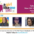 Ciarra "Ci Ci" Covin, Marissa Gonzalez, and Tiera Perkins, along with details for event.