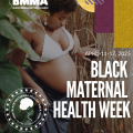 Flyer for Black Maternal Health Week.