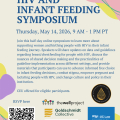 Flyer for HIV and Infant Feeding Symposium.
