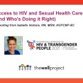 Headshot of Isabella Ventura, RN, MSN, AGPCNP-BC and logos for The Well Project and the International Workshop on HIV and Transgender People 