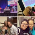 Collage of images from Let's Talk About Sex 2022 conference.