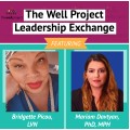 Headshots of Bridgette Picou & Mariam Davtyan & words "The Well Project Leadership Exchange".