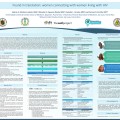 Poster titled "Found in Translation: Women Connecting with Women Living with HIV".