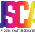 USCA 2018 logo: Brightly colored letters U S C A.