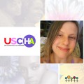 Heather O'Connor and logos for USCHA and The Well Project.