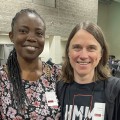 Abosede "Bose" Oladayo and Dr. Carrie Foote.