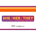 SHE/HER/THEY logo.
