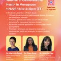 Flyer for Her & Now webinar.