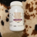 A bottle of HIV medication.