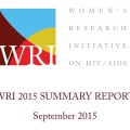 Cover of Summary Report for WRI 2015. 