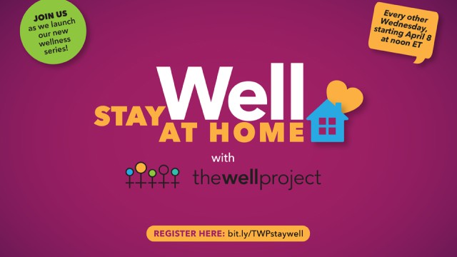 Stay Well at Home with The Well Project logo with link to bit.ly/TWPstaywell.