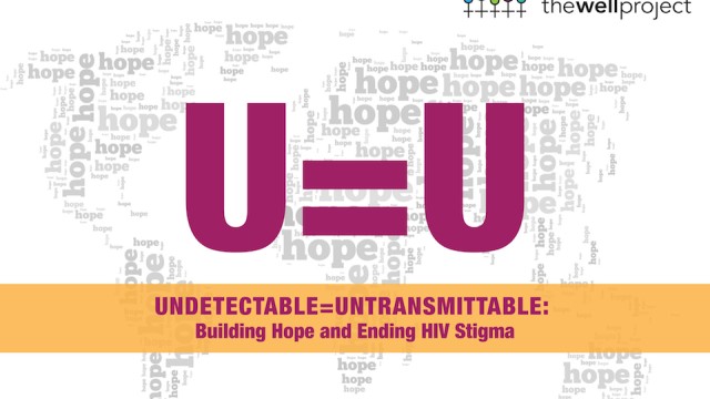 Flattened representation of earth with word "hope" on it and large text reading "U=U".