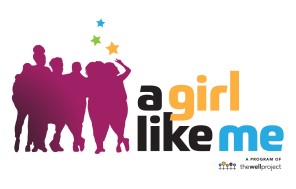Logo for A Girl Like Me with colorful silhouettes of women.