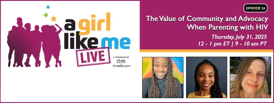 Flyer for A Girl Like Me LIVE event with headshots of Ciarra "Ci Ci" Covin, Alyssa Crawford, and Heather O'Connor, as well as event details and a QR code to register.