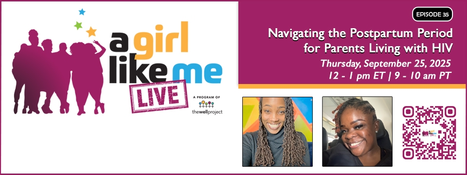 Flyer for A Girl Like Me LIVE event with headshots of Ciarra "Ci Ci" Covin and Ashley Cason, as well as event details and a QR code to register.
