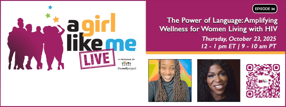 Flyer for A Girl Like Me LIVE event with headshots of Ciarra "Ci Ci" Covin and Aryah Lester, as well as event details and a QR code to register.